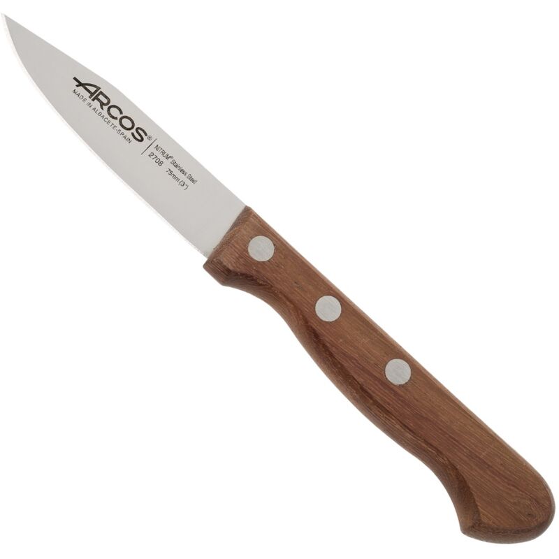 foto del prodotto palisander coltello arcos palisander 270800 in acciaio inox nitrum e mango palisander legno con lama da 7,5 cm, e lama di copertura