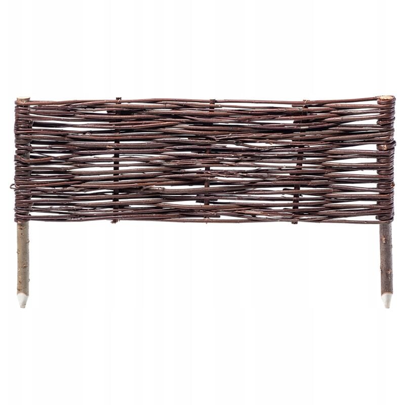 foto del prodotto palizzata in vimini naturale per giardino, recinzioni decorative per delimitare, decorare e valorizzare il tuo spazio esterno 60 x 20 cm, 1 pezzo 