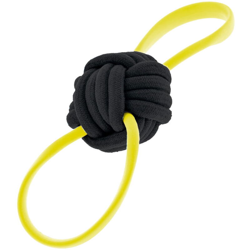 foto del prodotto palla corda bounce fuxtreme in plastica tpr per cani
