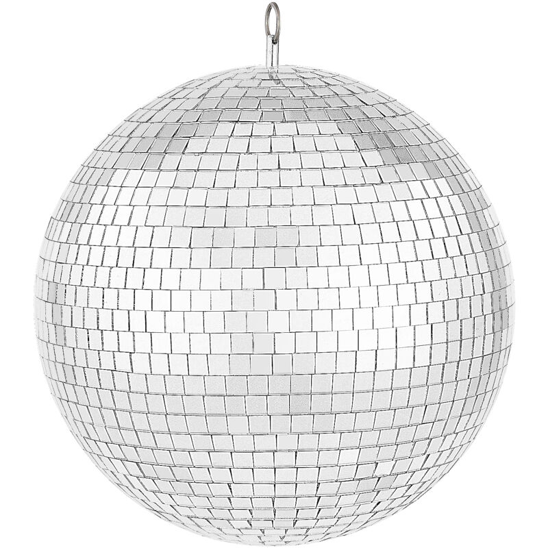 foto del prodotto palla da discoteca a specchio, 12 pollici con anello di sospensione per feste. decorazione ideale per dj club, matrimoni, compleanni, natale,