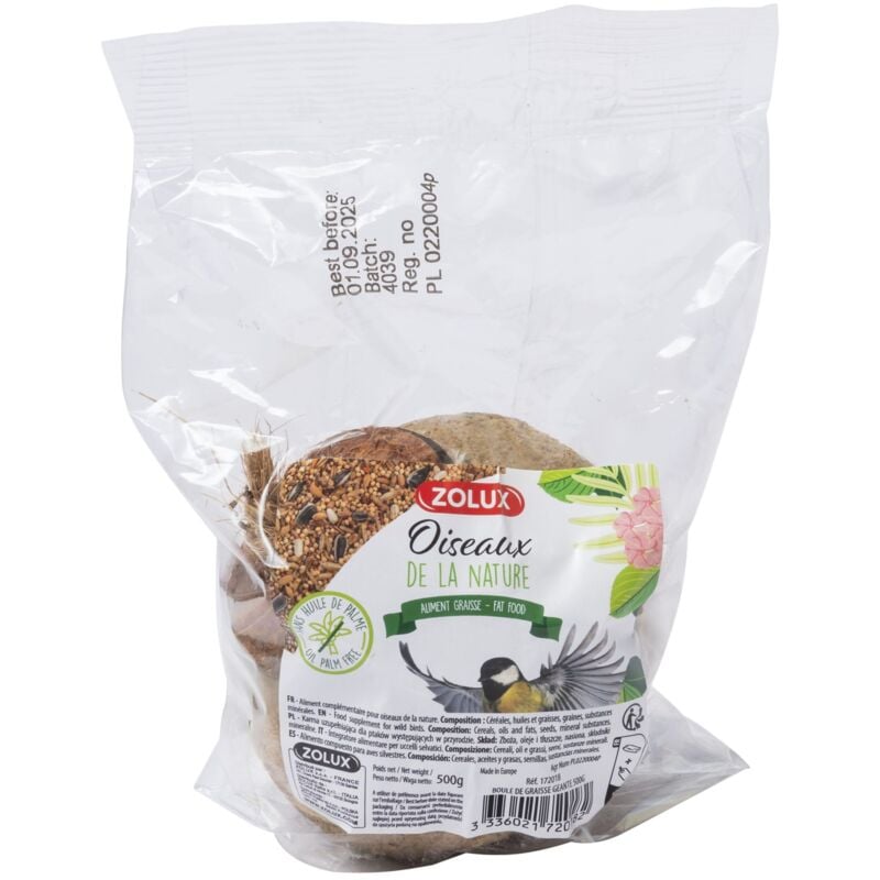 foto del prodotto palla di grasso gigante 500 g zolux
