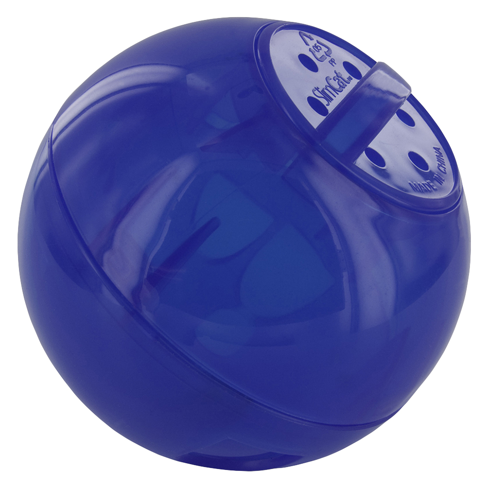 foto del prodotto palla snack per gatti petsafe slimcat blu