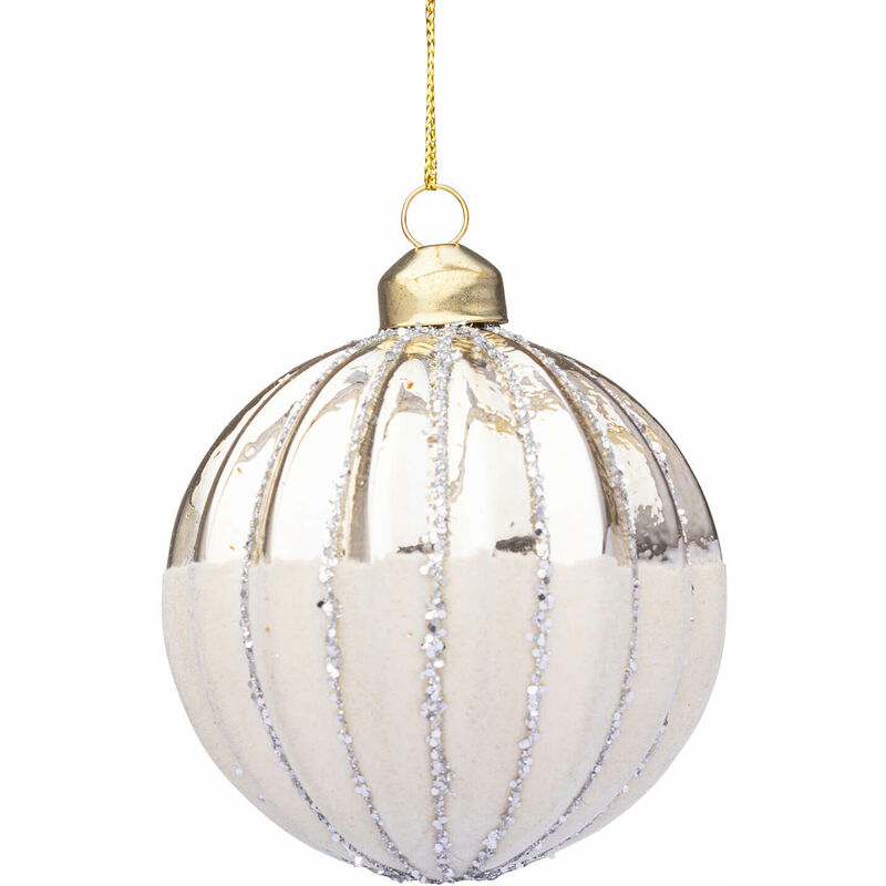 foto del prodotto palla vetro segmentd.8 champagne