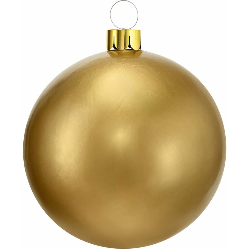 foto del prodotto pallina per albero di natale decorato, color oro, gonfiabile 45 cm