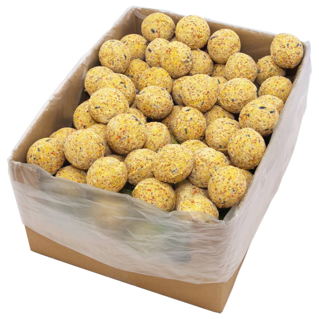 foto del prodotto palline di grasso e semi per uccelli 200 pz 90g cod mxl 58169