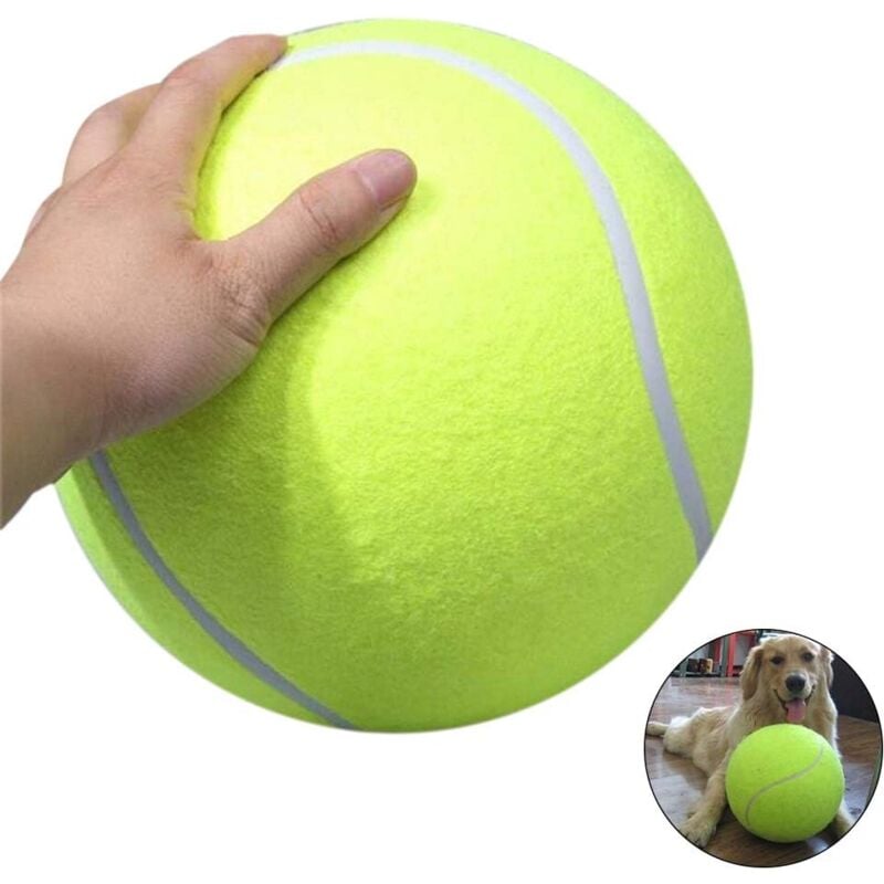 foto del prodotto palline giocattolo per cani palline da tennis per animali domestici diametro 24 cm giocattoli da masticare per cani per animali domestici pallina da
