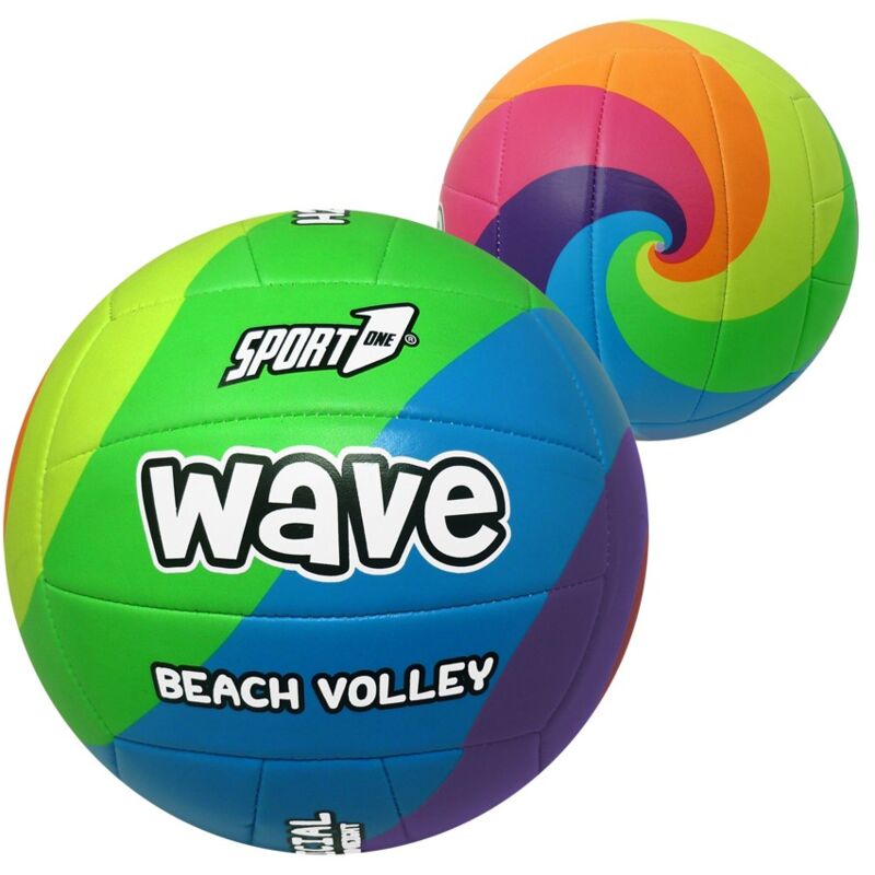 foto del prodotto pallone da pallavolo professionale in cuoio arcobaleno palla misura 5