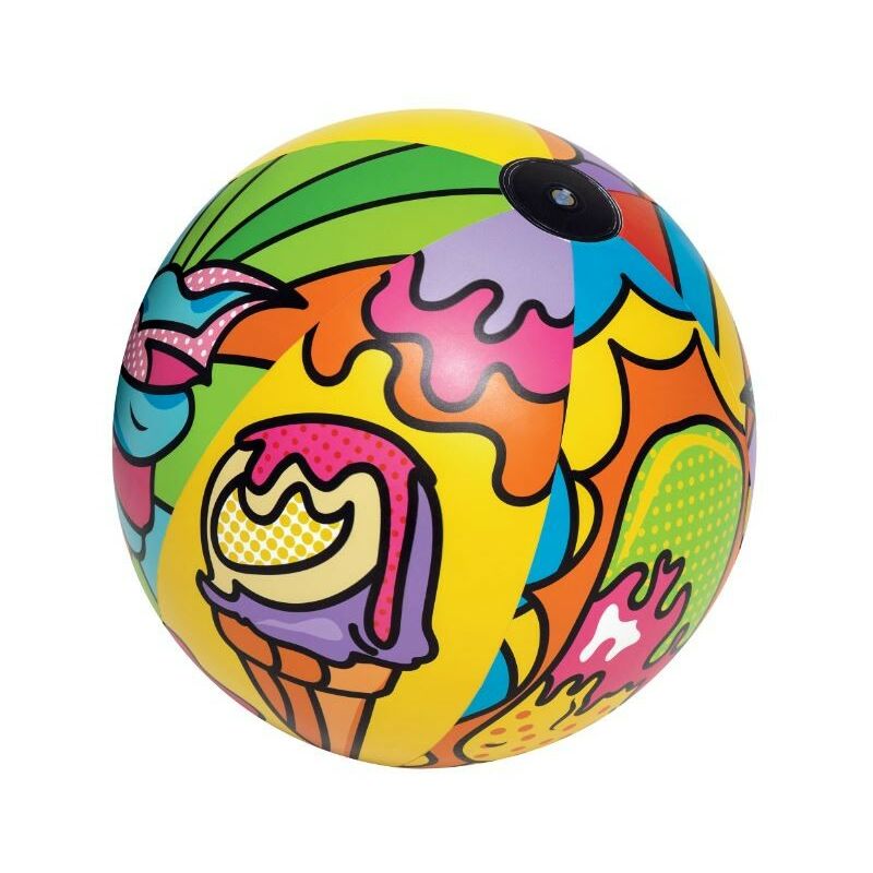 foto del prodotto pallone da spiaggia pop art barcellona cm. 91