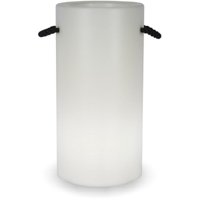 foto del prodotto palma refrigeratore per bottiglie con luce, altamente resistente all uso esterno. ricarica solare o a batteria. realizzato in polietilene