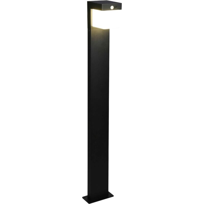 foto del prodotto palo alto da esterno led, solare, c sensori, nero, h 100 cm, colombo