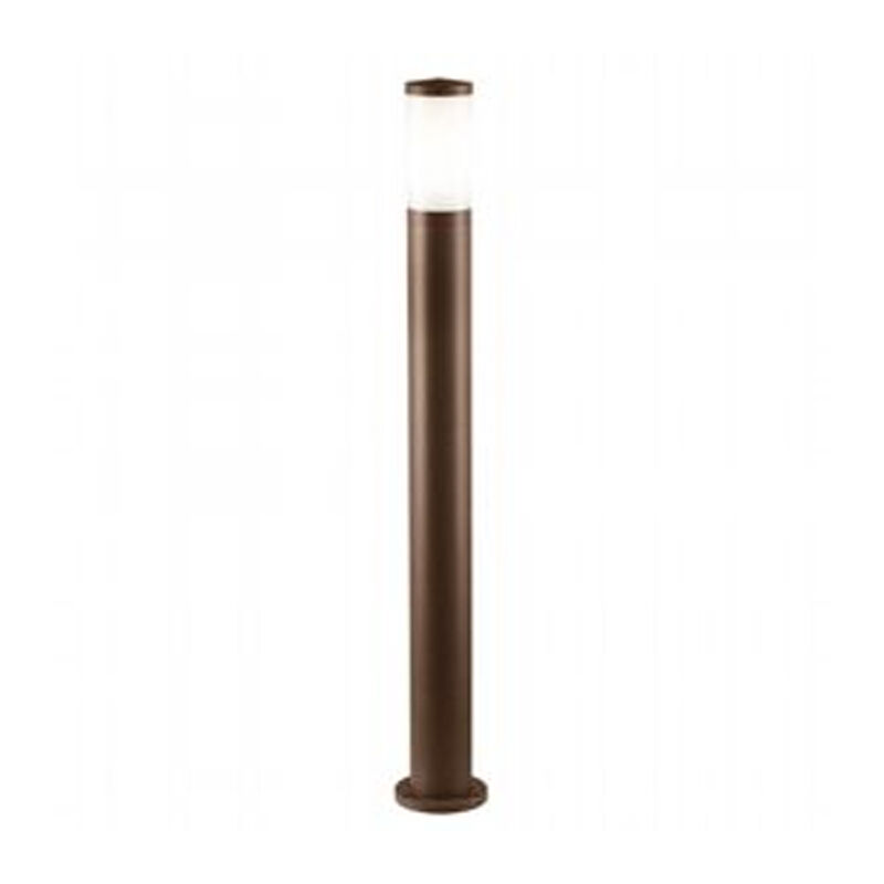 foto del prodotto palo alto moderno panama alluminio ruggine corten 1 luce e27 350cm