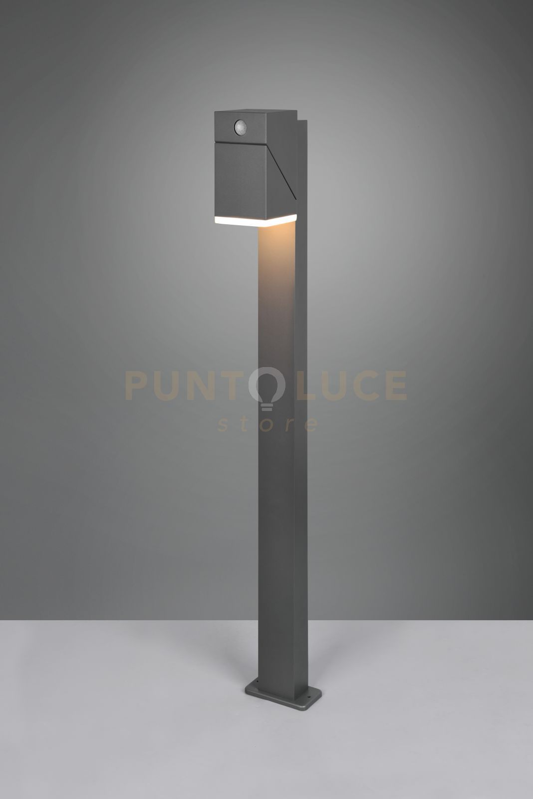 foto del prodotto palo avon led orientabile con sensore movimento ip54 h.100cm antracite 470669142