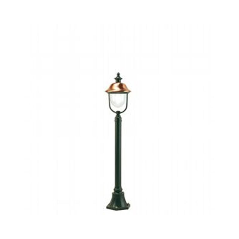 foto del prodotto palo basso esterno contemporaneo rustica alluminio e metallo ruggine 1 luce e27