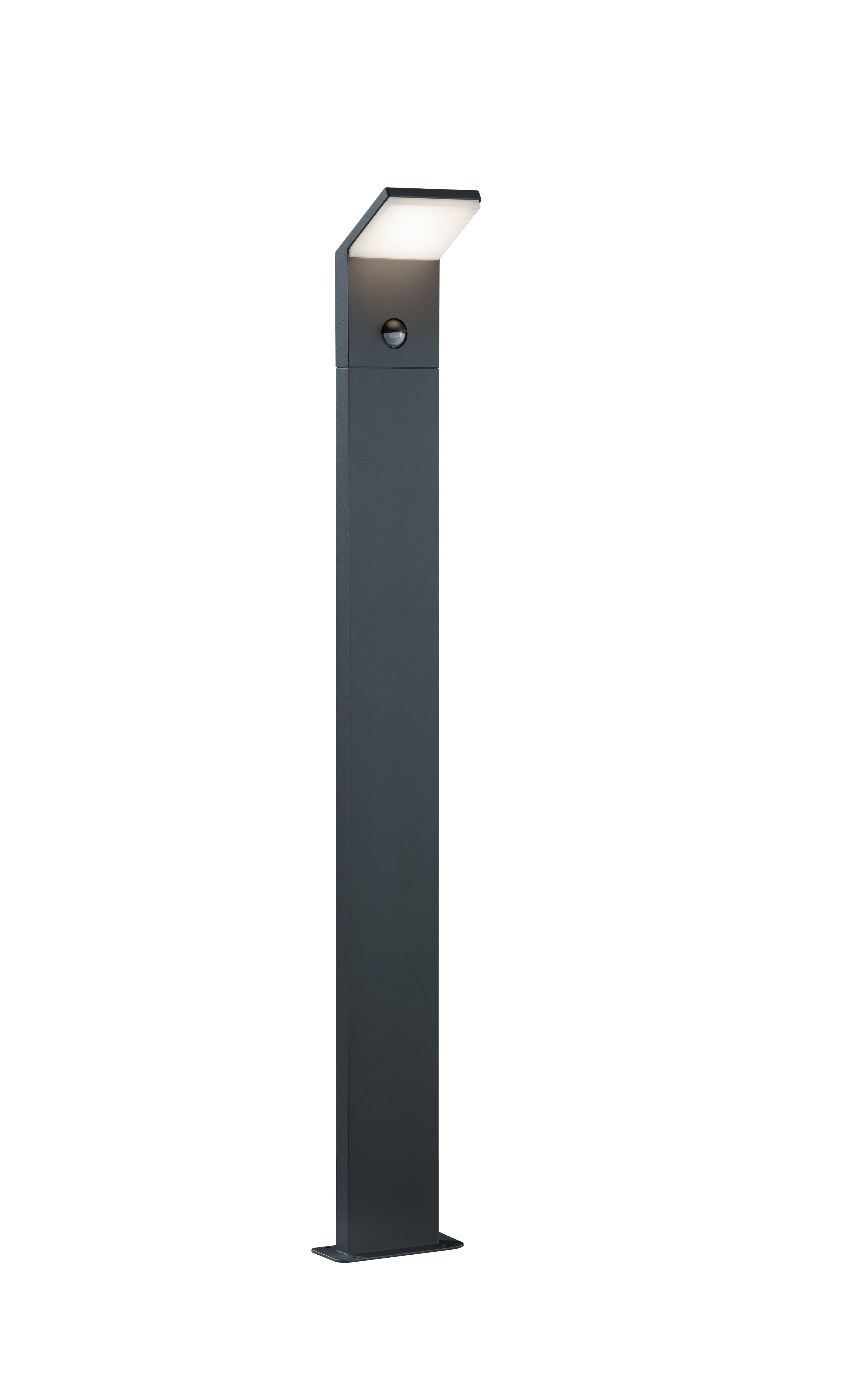 foto del prodotto palo da esterno a led in pressofusione di alluminio antracite