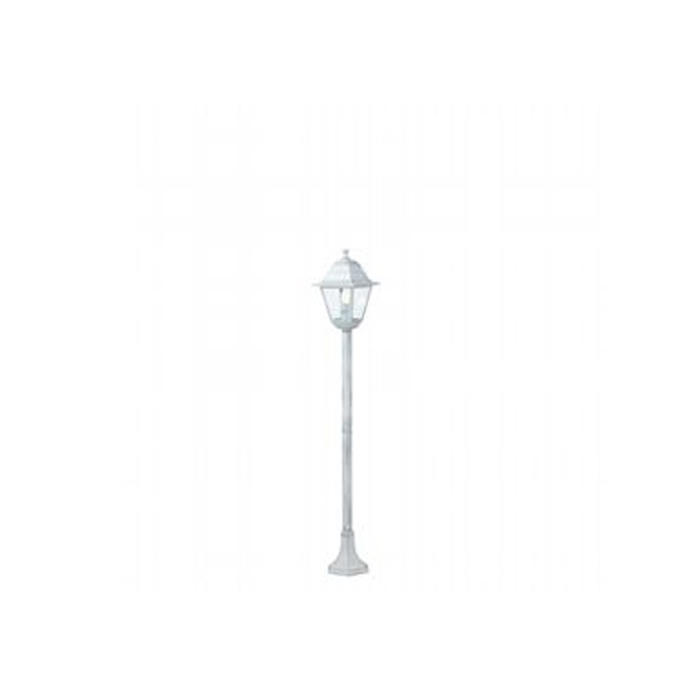 foto del prodotto palo da esterno contemporaneo old alluminio e vetro bianco 1 luce e27