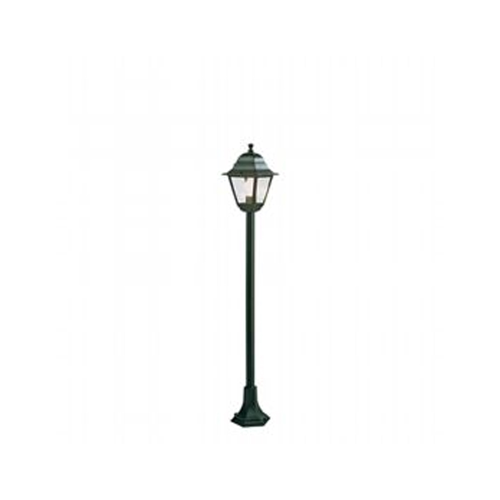 foto del prodotto palo da esterno contemporaneo old alluminio e vetro nero 1 luce e27