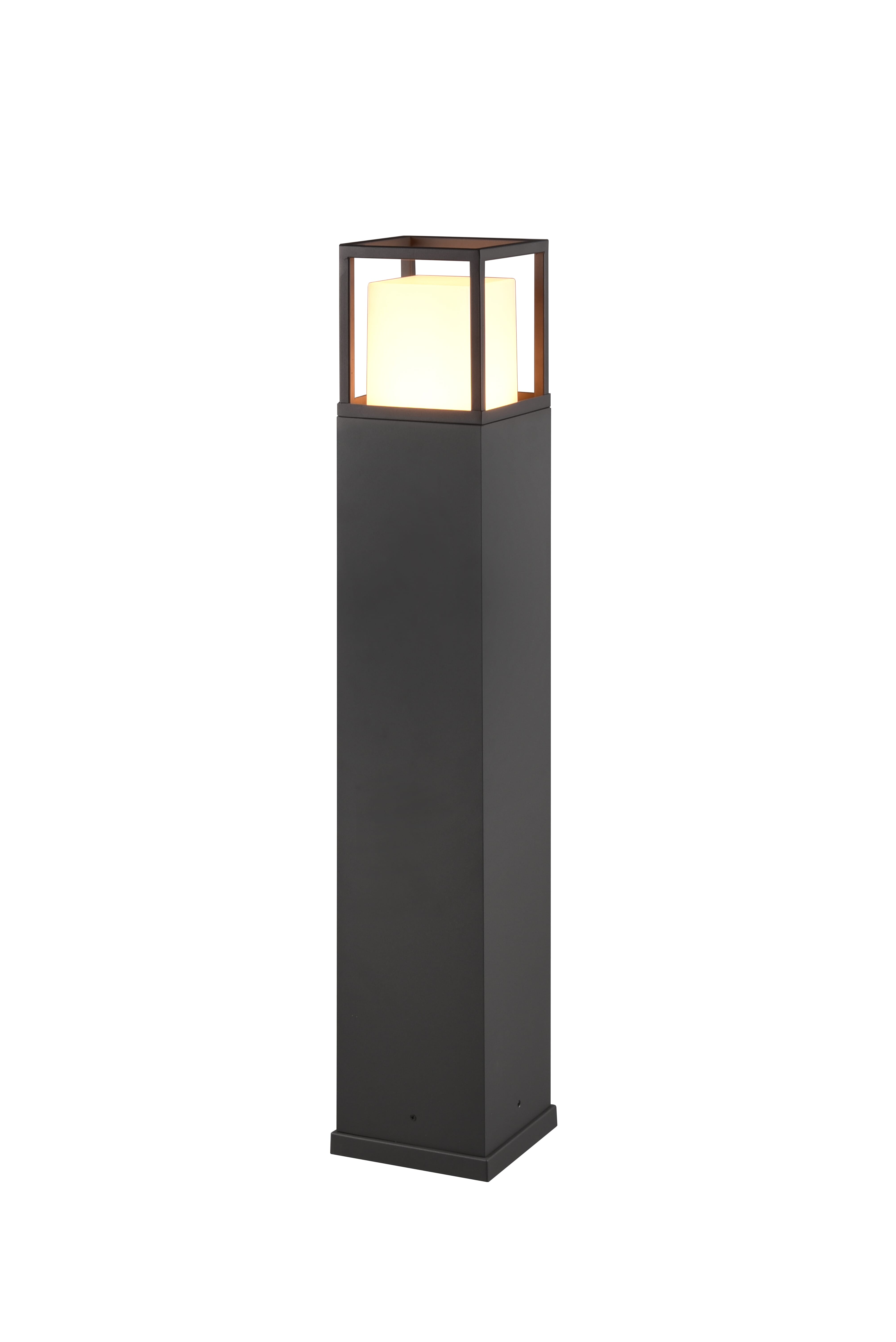 foto del prodotto palo da esterno led, pressofusione di alluminio, antracite, h80 cm, witham