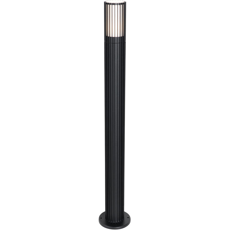foto del prodotto palo da giardino boris design plastico nero oblungo max. 1 x watt qazqa