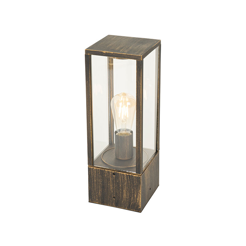 foto del prodotto palo da giardino charlois - industriale - alluminio,vetro - oro ottone - allungato max. 1 x watt - qazqa