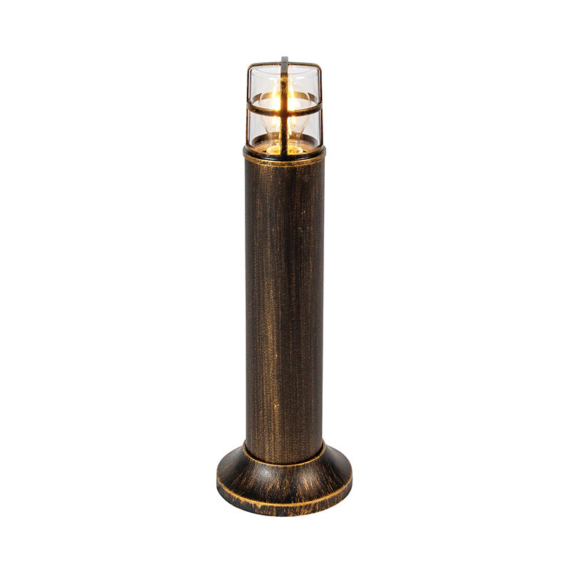 foto del prodotto palo da giardino kiki moderno plastico oro ottone cilindro max. 1 x watt qazqa