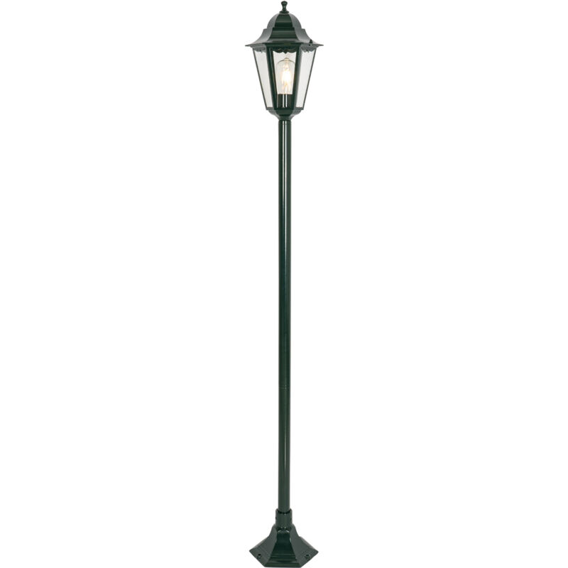 foto del prodotto palo da giardino new orleans classico alluminio,vetro verde oblungo max. 1 x watt qazqa
