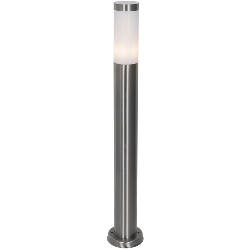 foto del prodotto palo da giardino rox moderno acciaio,plastico acciaio oblungo max. 1 x watt qazqa