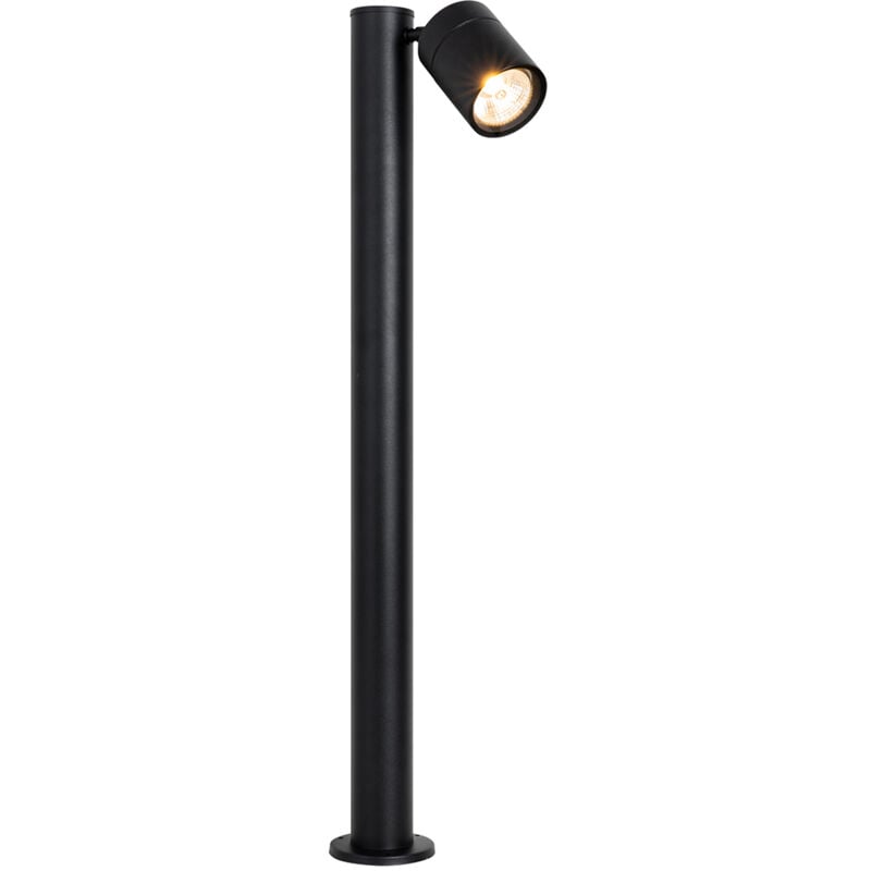 foto del prodotto palo da giardino solo design acciaio nero oblungo max. 1 x watt qazqa