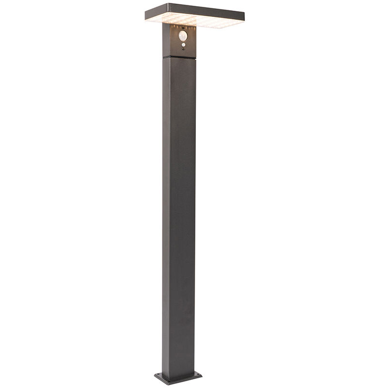 foto del prodotto palo da giardino sunnie moderno alluminio,plastico grigio scuro oblungo non sostituibile led max. 1 x 5 watt qazqa