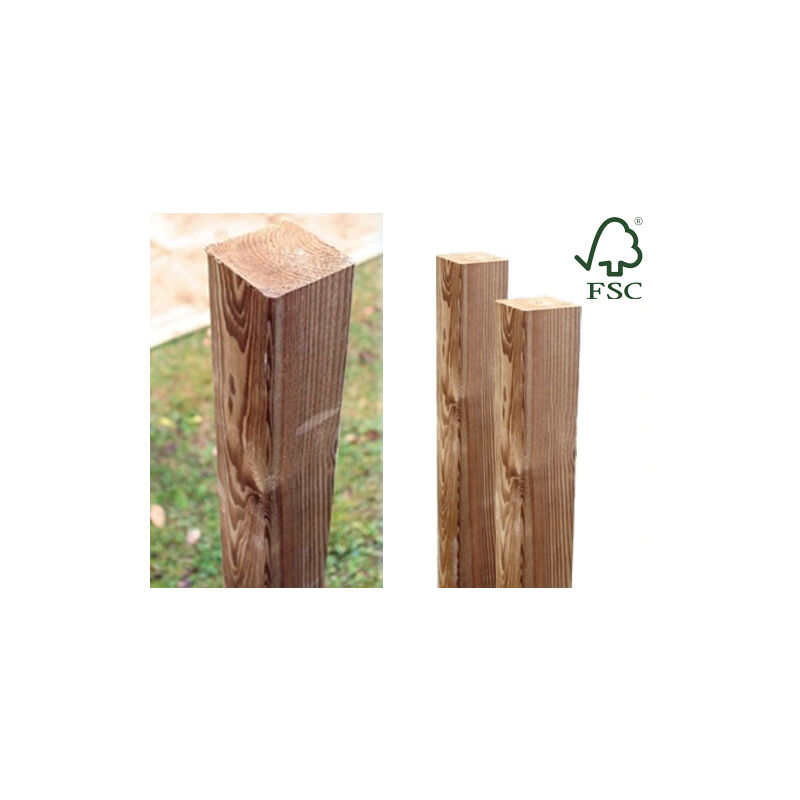 foto del prodotto palo lasa impregnato cm.9x9xh135 pali in legno arredo giardino ombrelloni gazebi