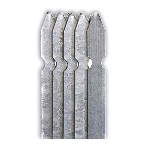 foto del prodotto palo paletto a t altezza 225 cm in acciaio zincato 35x35x3,5 mm cf. 5 pz
