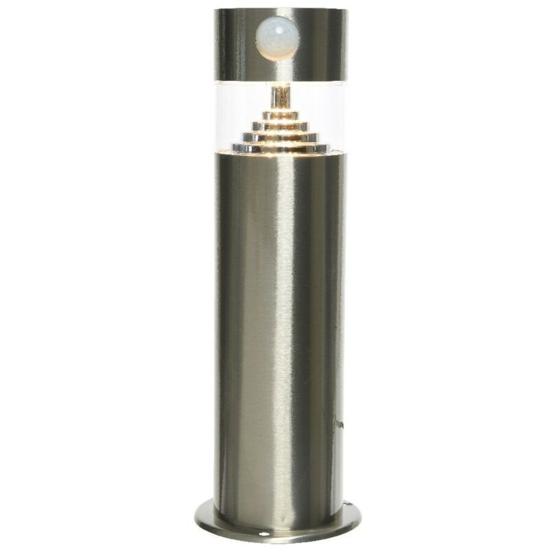 foto del prodotto palo solare 8 led 15lm a luce calda d.10xh50cm con