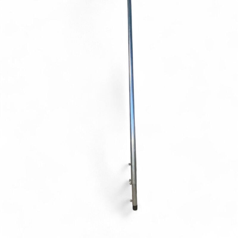 foto del prodotto palo telescopico allungabile ancoraggio antenna tv tre sezioni zincatura h4 mt in 2 sezioni con tubi da mm.25 30