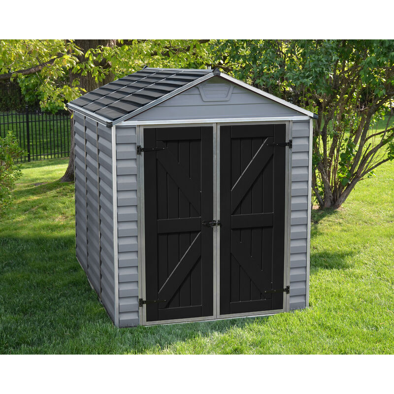 foto del prodotto palram canopia skylight casetta da giardino in policarbonato 229x185x217 cm grigio deco