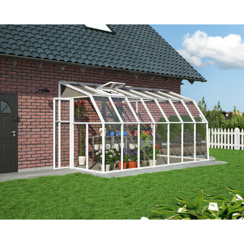 foto del prodotto palram canopia sun room veranda in policarbonato 2x4.4 m bianco