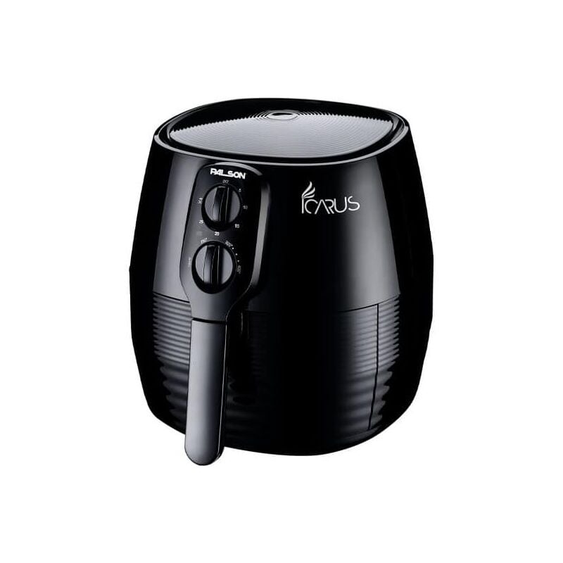 foto del prodotto palson friggitrice ad aria senza olio icarus 30644 colore nero 5litri 1400w