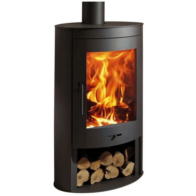 foto del prodotto panadero stufa a legna oval grigio 8,7 kw