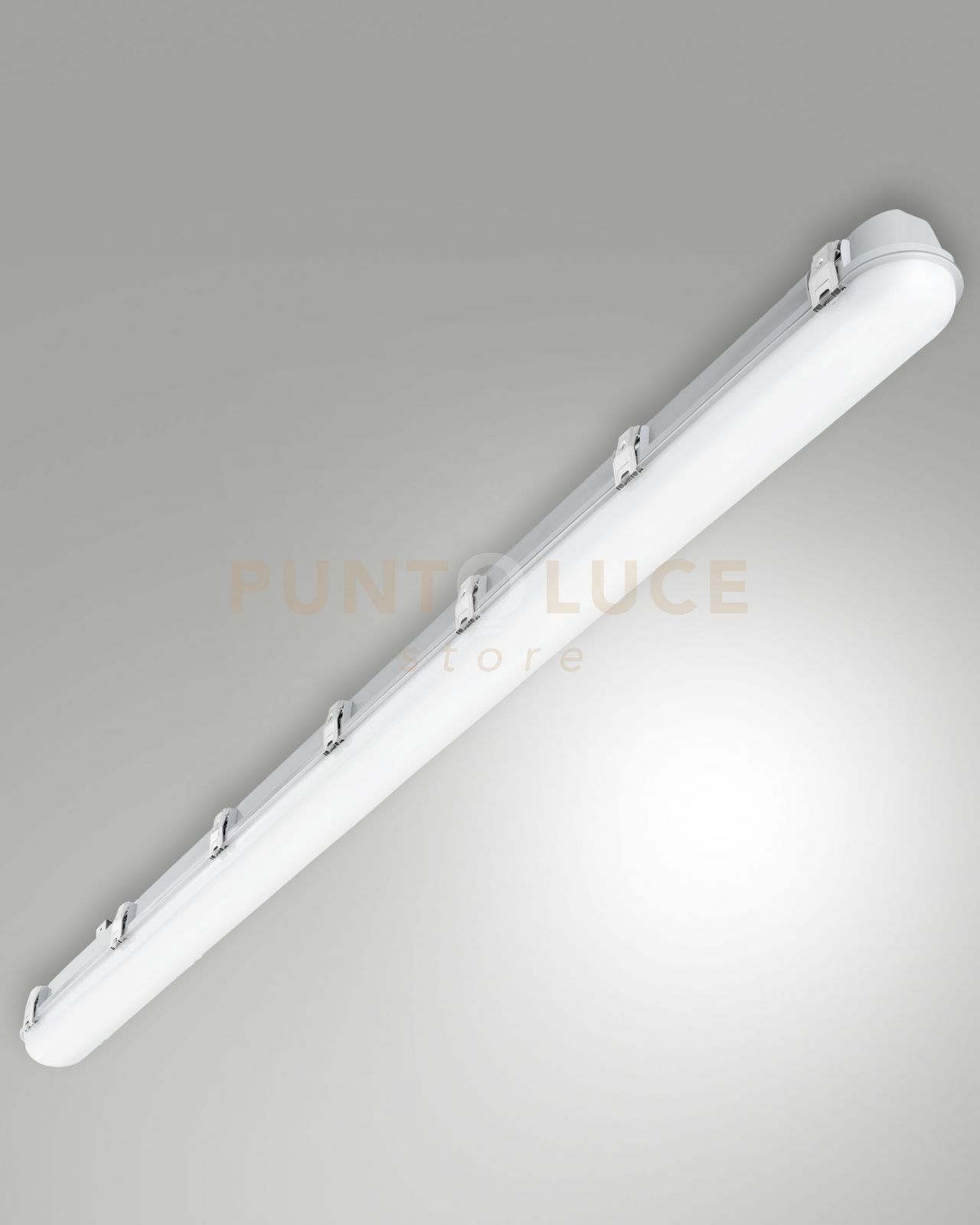 foto del prodotto panama plafoniera led 65w 4000k 9658lm diffusore opale l.150cm ip66
