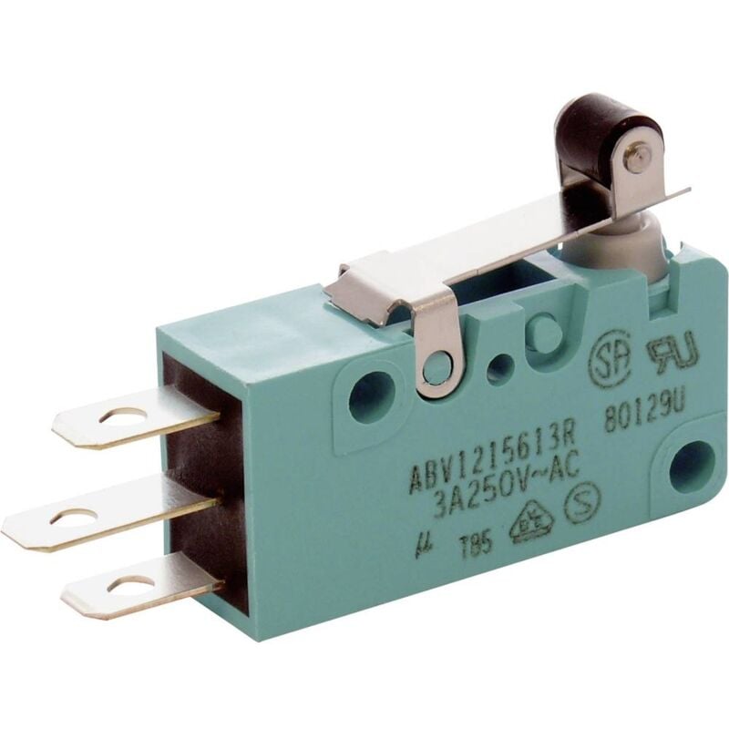 foto del prodotto panasonic abv1215603r microinterruttore abv1215603r 250 v ac, 30 v dc 3 a 1 x on on ip67 momentaneo 1 pz.