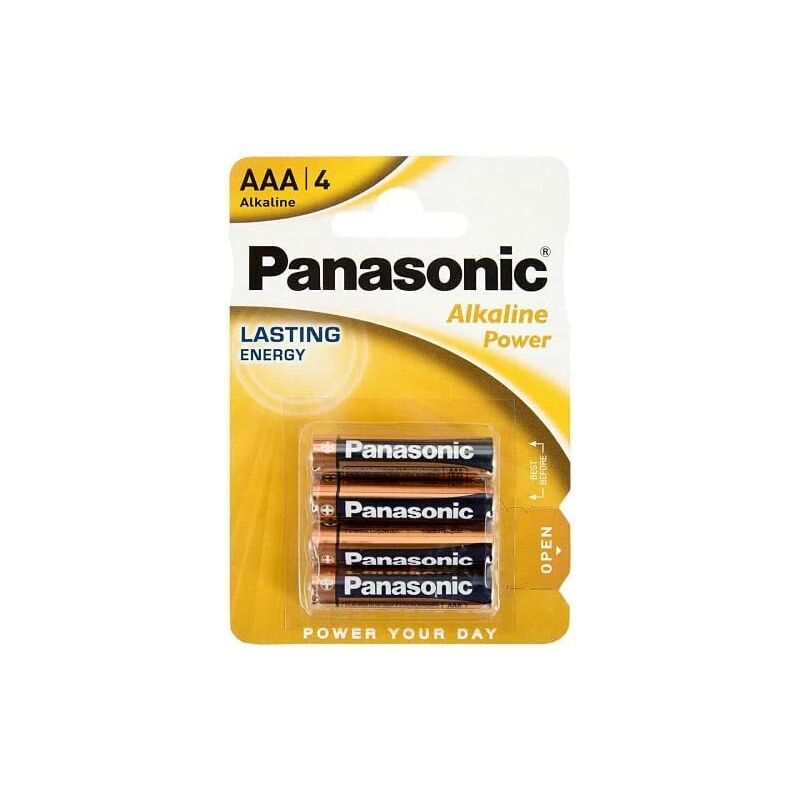 foto del prodotto panasonic alkaline power ministilo, confezione da 4