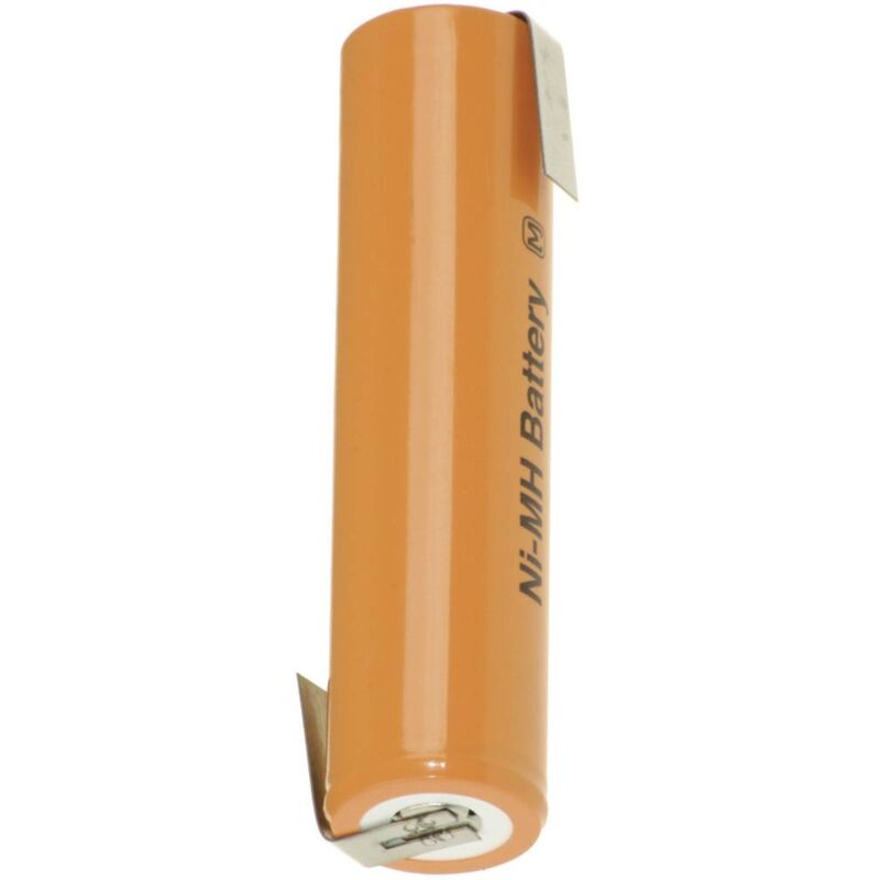 foto del prodotto panasonic batteria ricaricabile speciale 4 3 a linguette a saldare a z nimh hhr380a lf 1.2 v 3800 mah