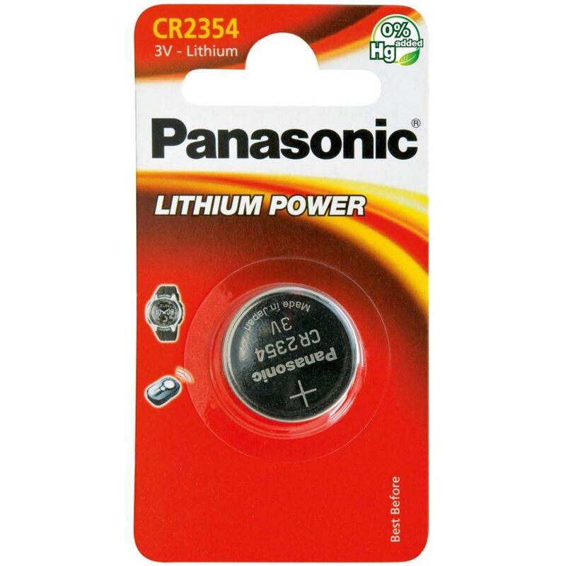 foto del prodotto panasonic blister da 1 pila a bottone al litio 3v cr2354, dl2354