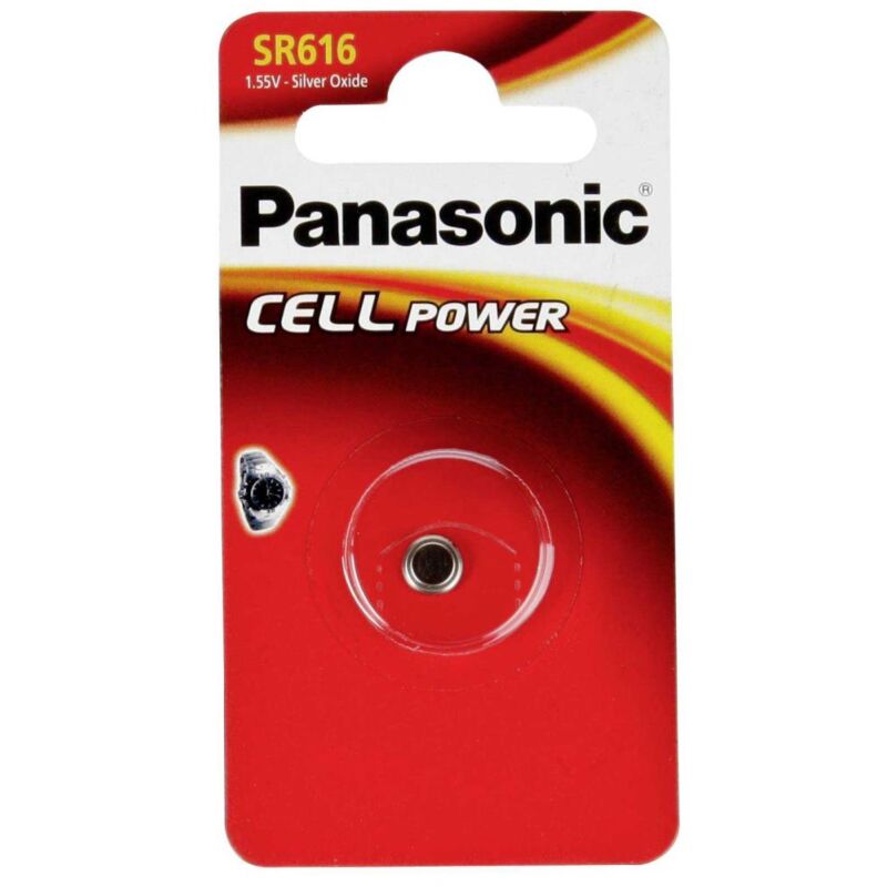 foto del prodotto panasonic cell power sr616 batteria sr616 ossido d argento 16 mah