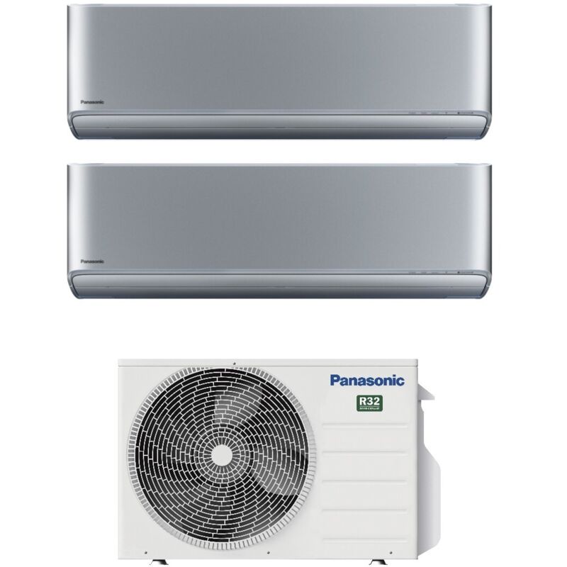 immagine 0 del prodotto panasonic condizionatore dual split etherea silver 9 12 con cu 2z50tbe r 32 wi fi integrato
