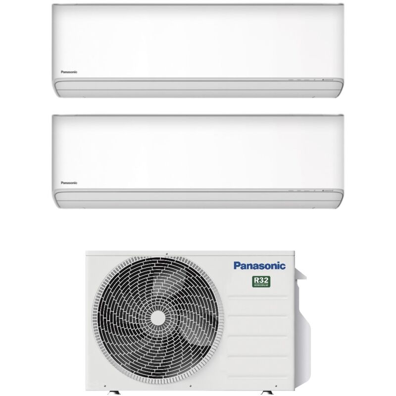 foto del prodotto panasonic - condizionatore dual split etherea white 9 12 con cu-2z41tbe r-32 wi-fi integrato
