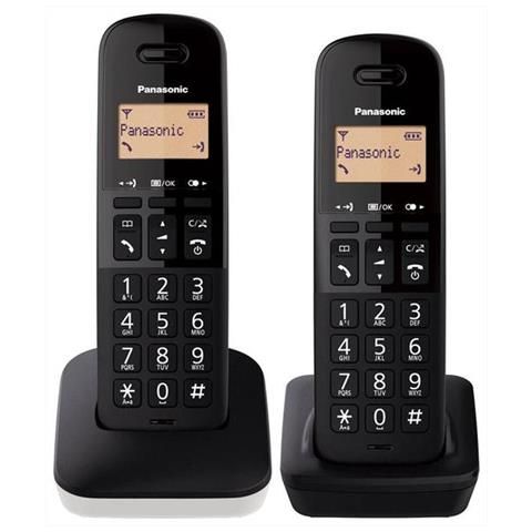 foto del prodotto panasonic cordless duo kx tgb612jtw bianco