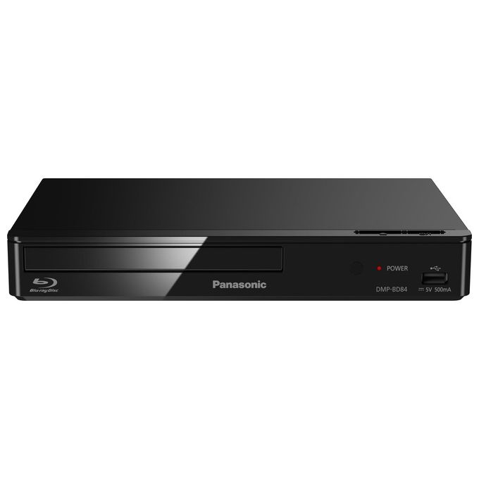 foto del prodotto panasonic dmpbd84egk lettore blu ray senza hd hdmi internet nero