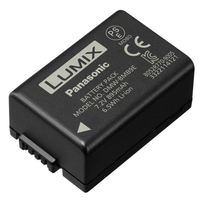 foto del prodotto panasonic dmw-bmb9e - batteria - li-ion - 895 mah - per lumix dc-fz80, fz82, fz83, fz85, dmc-fz150, fz40, fz47, fz48, fz60, fz62, fz70, fz72, fz82