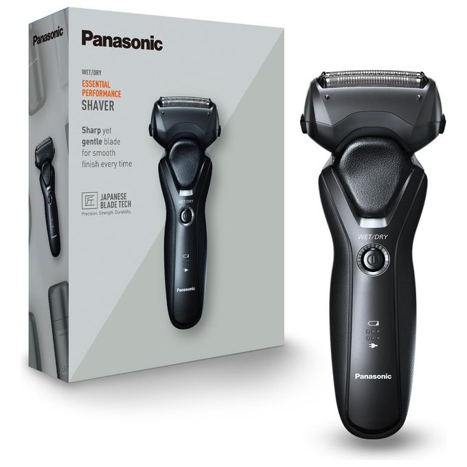 foto del prodotto panasonic es rt37 k503 rasoio uomo wetanddry a 3 lame lavabile nero