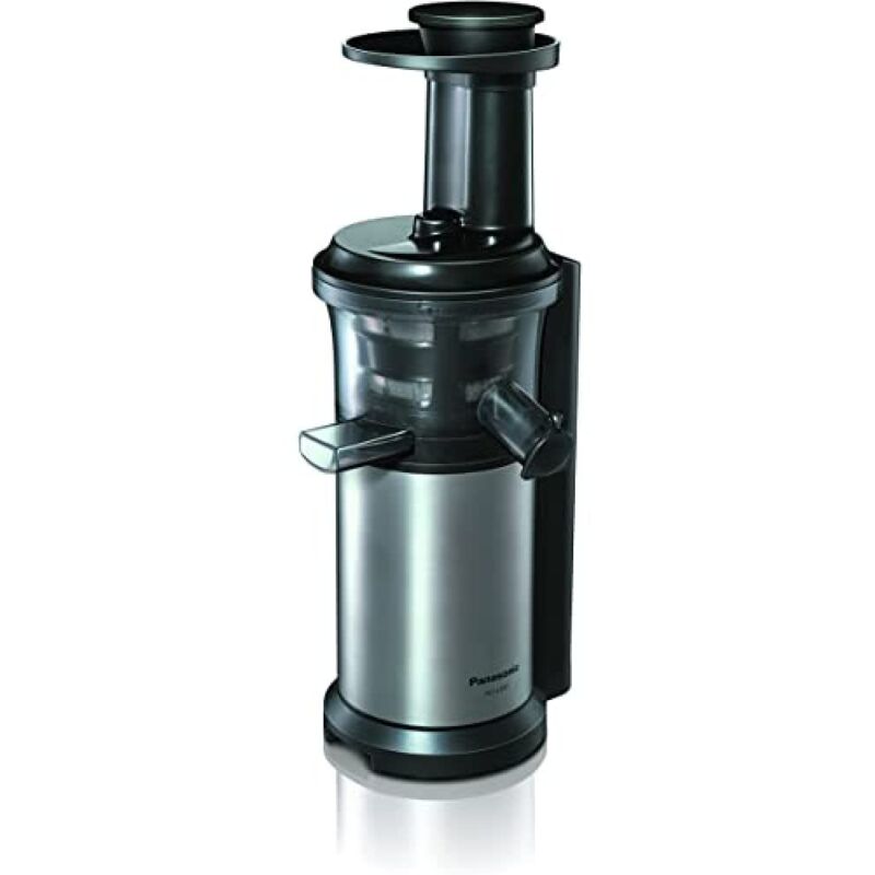 foto del prodotto panasonic mj l500 slow juicer sistema di estrazione, senza lame, acciaio