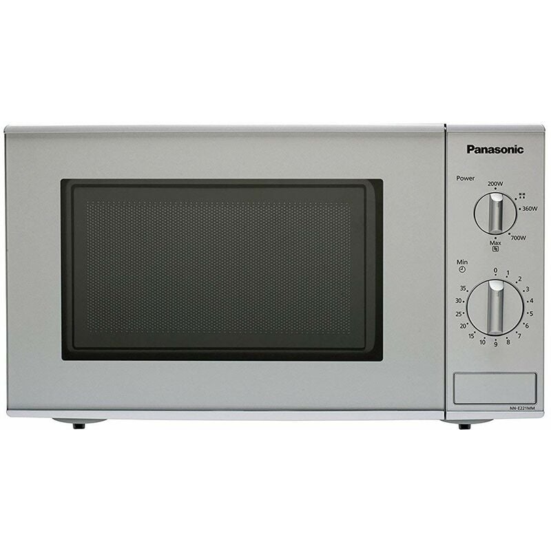 foto del prodotto panasonic nn e221mmepg forno a microonde argento 800w, 800 w, 20 litri, vetro